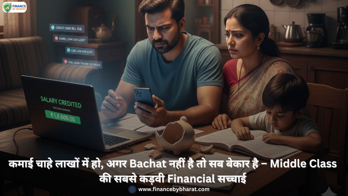 कमाई चाहे लाखों में हो, अगर Bachat नहीं है तो सब बेकार है – Middle Class की सबसे कड़वी Financial सच्चाई