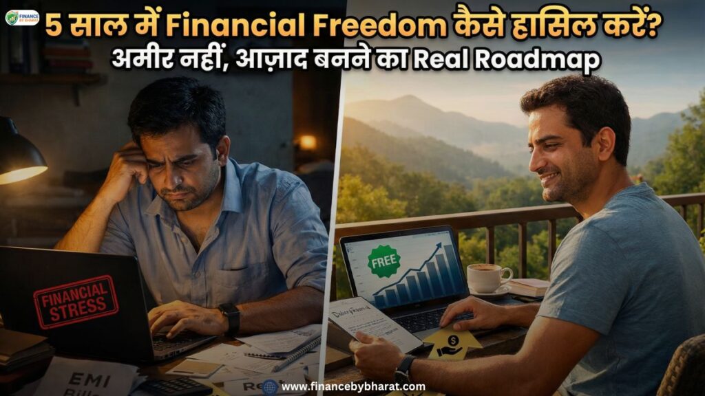 5 साल में Financial Freedom कैसे हासिल करें? अमीर नहीं, आज़ाद बनने का Real Roadmap