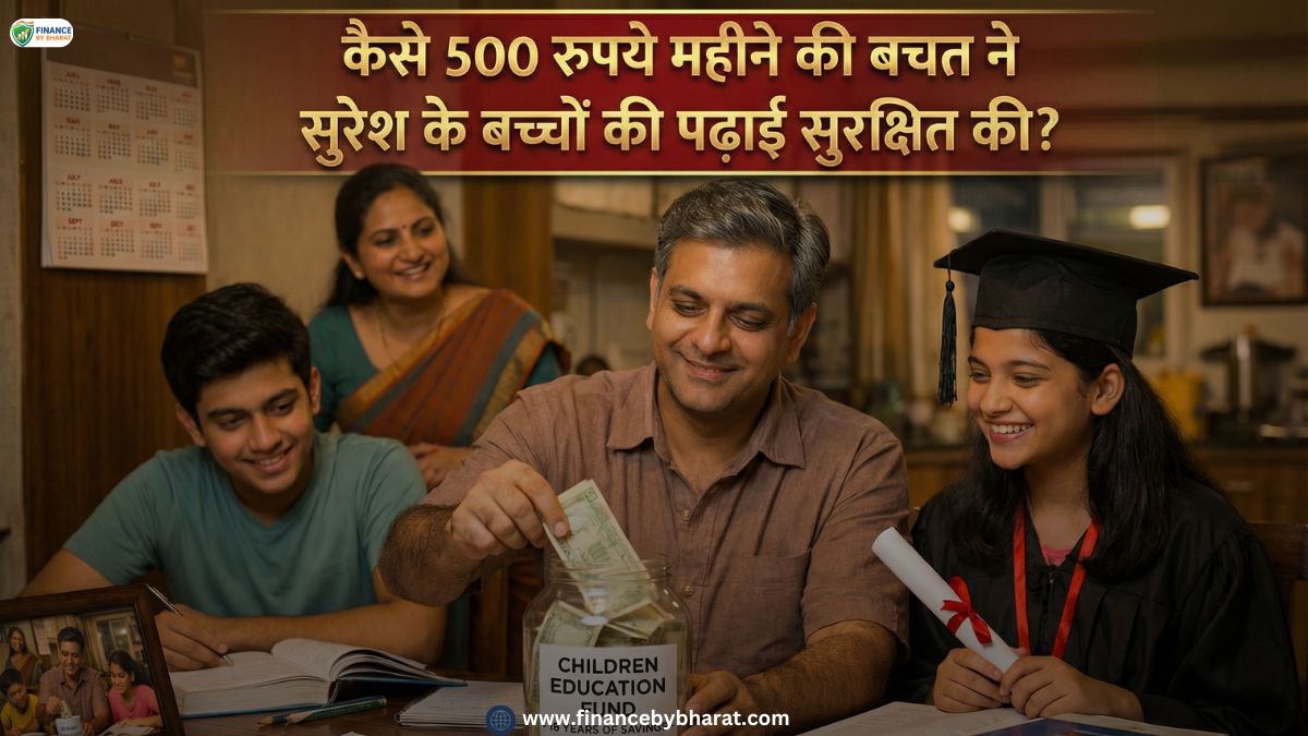 कैसे 500 रुपये महीने की बचत ने सुरेश के बच्चों की पढ़ाई सुरक्षित की?