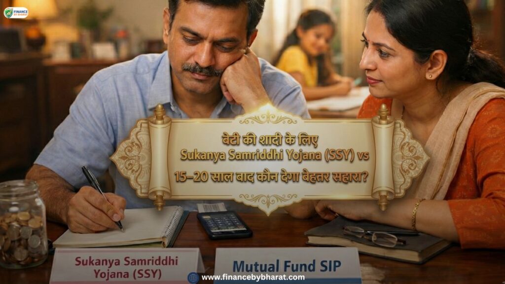 बेटी की शादी के लिए Sukanya Samriddhi Yojana (SSY) vs Mutual Fund: 15–20 साल बाद कौन देगा बेहतर सहारा?