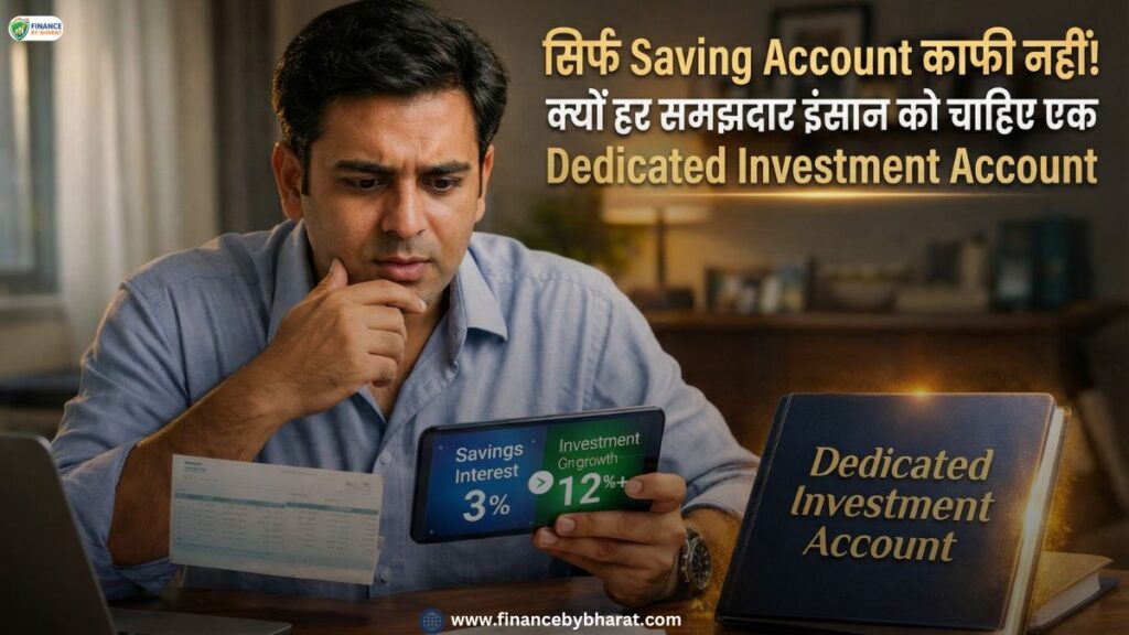 सिर्फ Saving Account काफी नहीं! क्यों हर समझदार इंसान को चाहिए एक Dedicated Investment Account