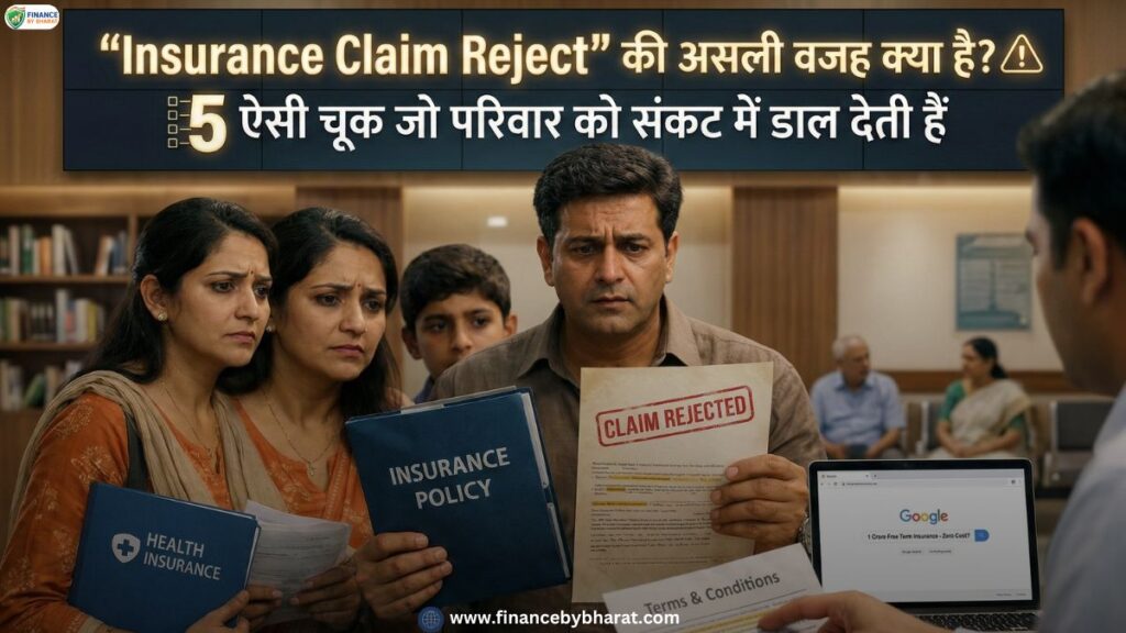 “Insurance Claim Reject” की असली वजह क्या है? 5 ऐसी चूक जो परिवार को संकट में डाल देती हैं
