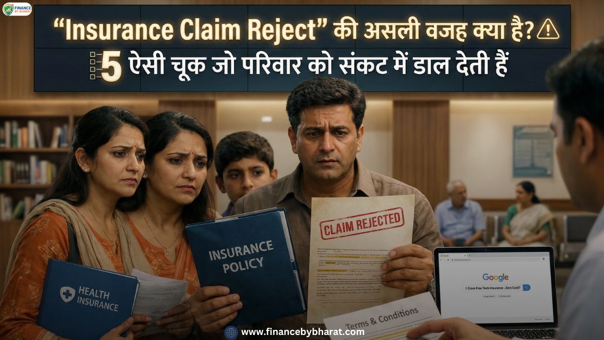 “Insurance Claim Reject” की असली वजह क्या है? 5 ऐसी चूक जो परिवार को संकट में डाल देती हैं