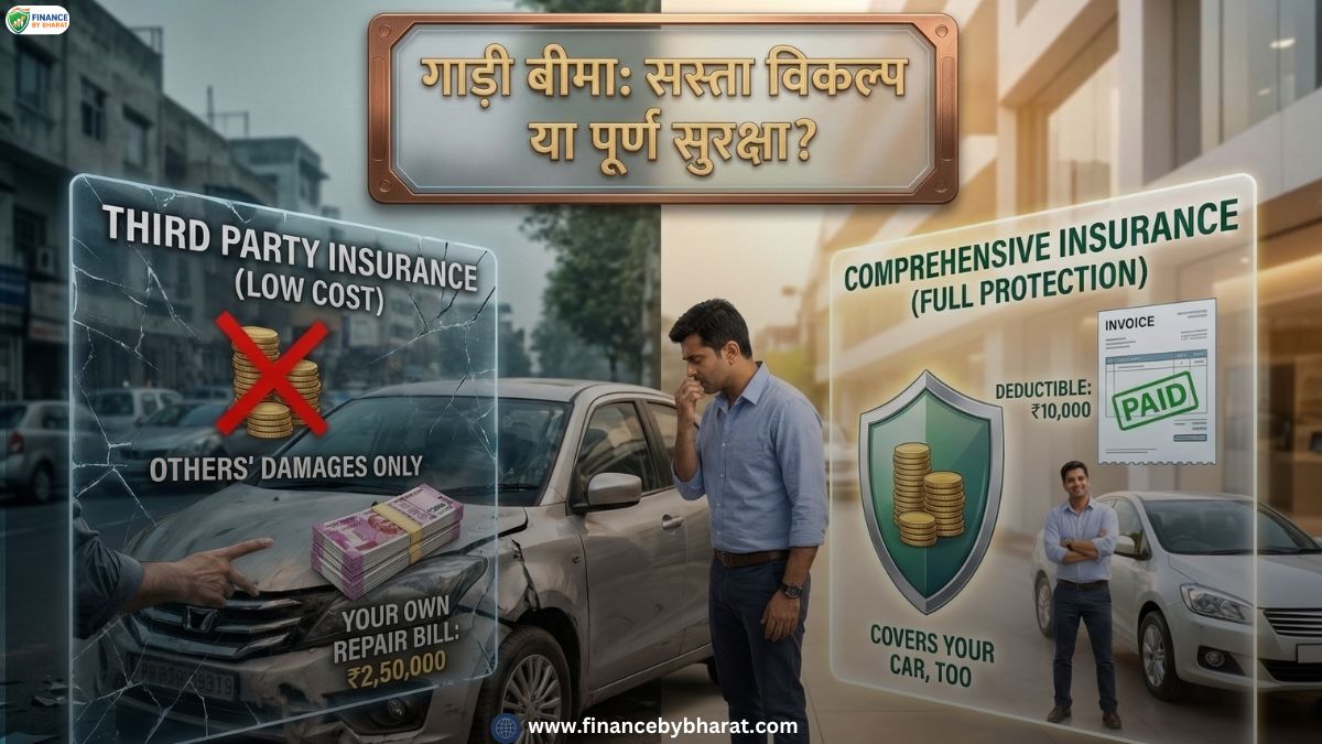 Third Party Vs Comprehensive Insurance – सस्ता कौन और सही कौन? (Complete Guide)