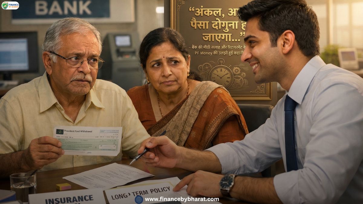 “अंकल, आपका पैसा दोगुना हो जाएगा…” – बैंक की मीठी सलाह और रिटायरमेंट के PF Money की उलझी हुई कहानी!