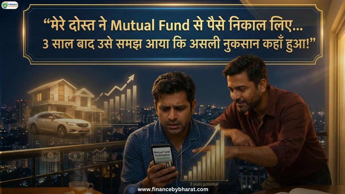 मेरे दोस्त ने Mutual Fund से पैसे निकाल लिए… 3 साल बाद उसे समझ आया कि असली नुकसान कहाँ हुआ!