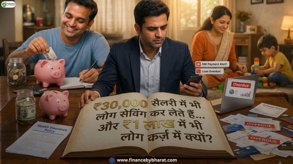 ₹30,000 सैलरी में भी लोग सेविंग कर लेते हैं… और ₹1 लाख में भी लोग कर्ज़ में क्यों?